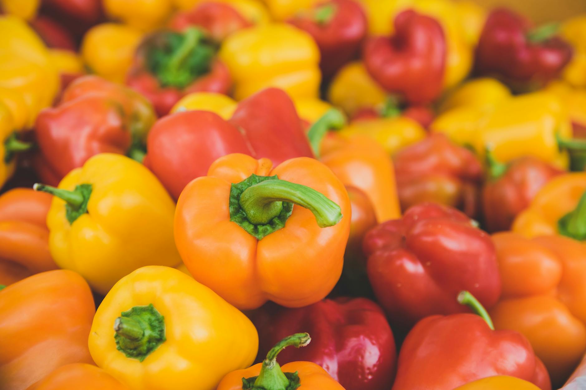 assorted bell peppers